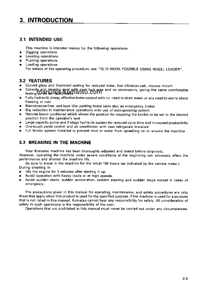 Protected: WA450-3(JPN) S/N 54001-UP Operation manual (English)