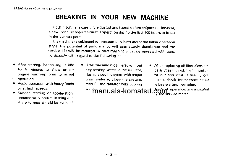 Protected: WA70-1(JPN) S/N 12001-UP Operation manual (English)