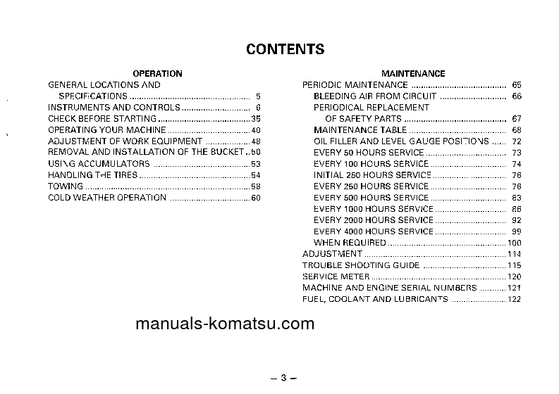 Protected: WA500-1(JPN) S/N 11458-20000 Operation manual (English)