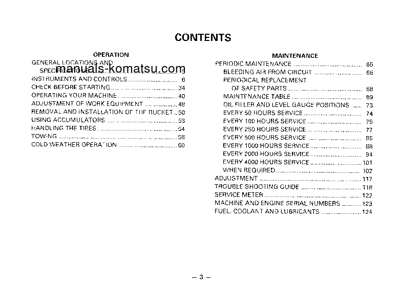 Protected: WA500-1(JPN) S/N 20001-UP Operation manual (English)