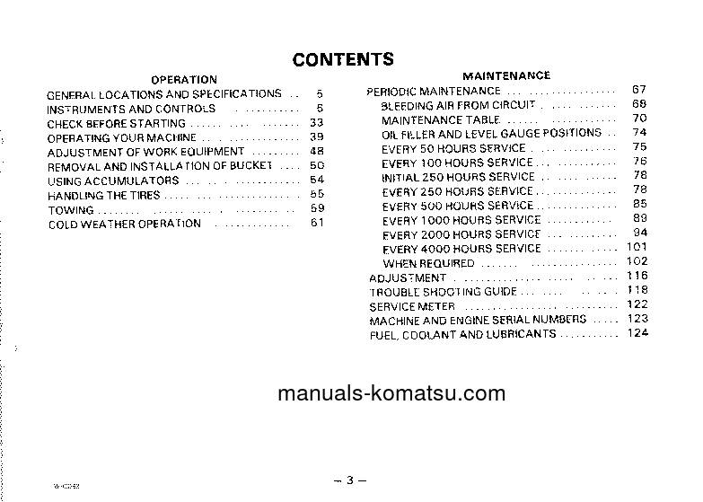 Protected: WA600-1(JPN)–50C DEGREE S/N 10001-UP Operation manual (English)