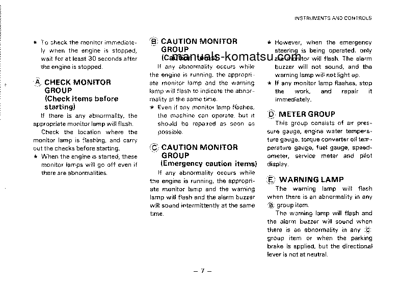 Protected: WA600-1(JPN) S/N 10881-UP Operation manual (English)
