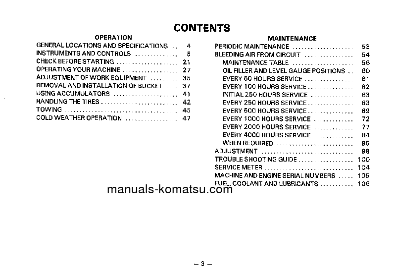 Protected: WA600-1(JPN)-C SPEC S/N 10759-UP Operation manual (English)