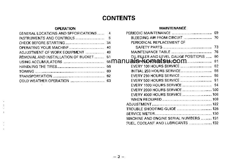 Protected: WA800-2(JPN) S/N 10504-10597 Operation manual (English)