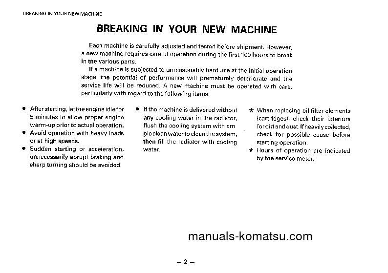 Protected: WA800-2(JPN) S/N 10598-UP Operation manual (English)