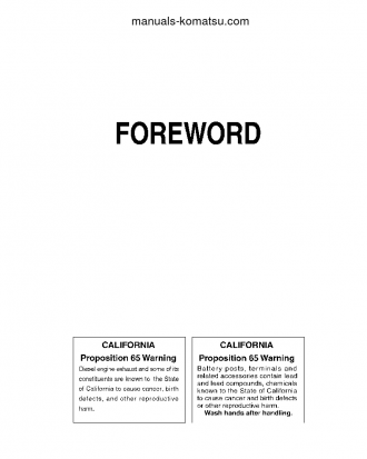 D37PX-21(JPN) S/N 5091-5500 Operation manual (English)