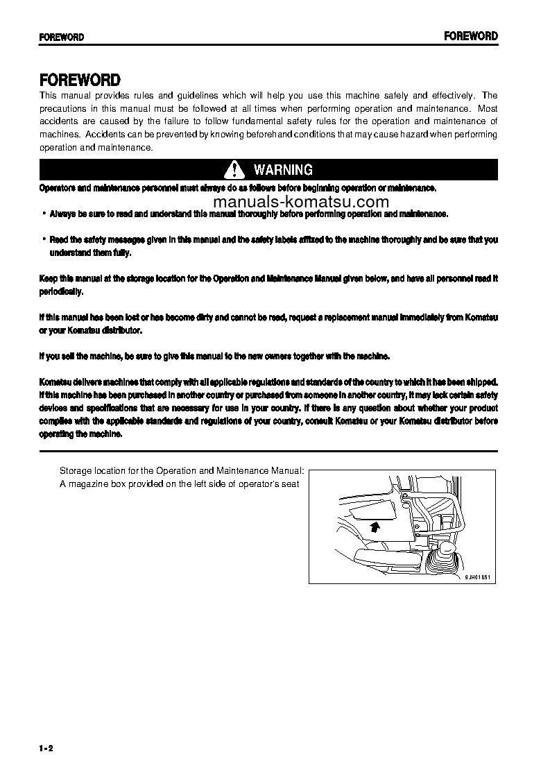 Protected: PC78US-6(JPN) S/N 5501-6500 Operation manual (English)