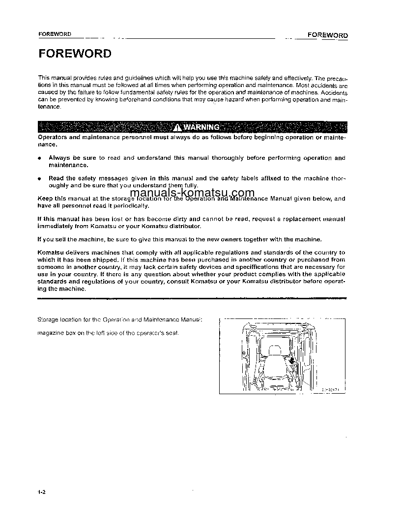 Protected: PC200-7(THA) S/N C70001-UP Operation manual (English)