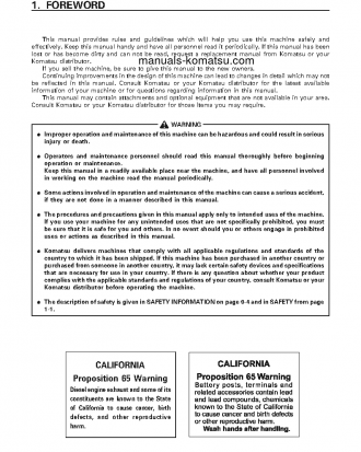D375A-3(JPN)--50C DEGREE FOR CANADA S/N 17736-UP Operation manual (English)