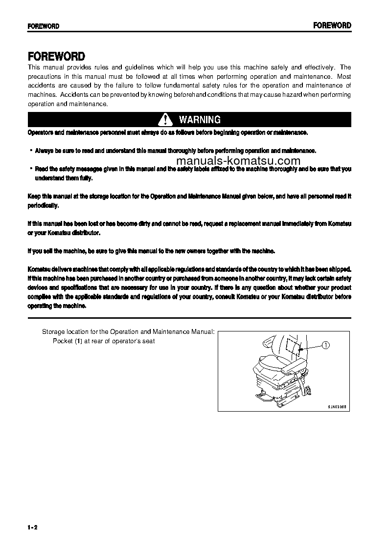 Protected: WA400-5(JPN) S/N 70001-UP Operation manual (English)