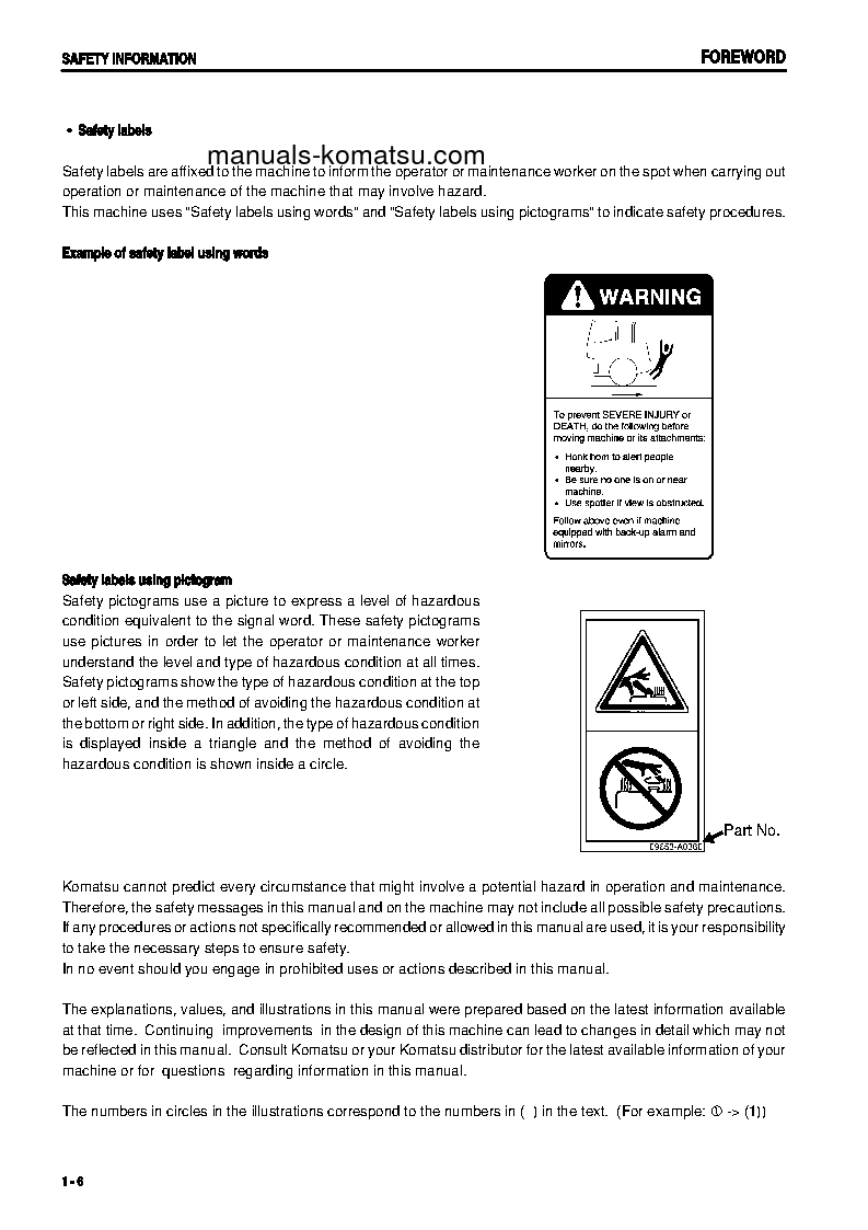 Protected: WA400-5(JPN) S/N 70001-UP Operation manual (English)