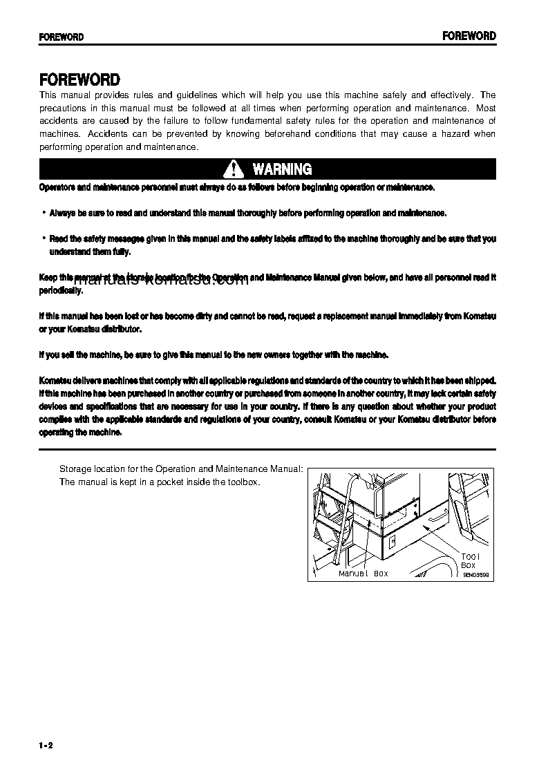Protected: BZ210-1(JPN) S/N 1101-UP Operation manual (English)