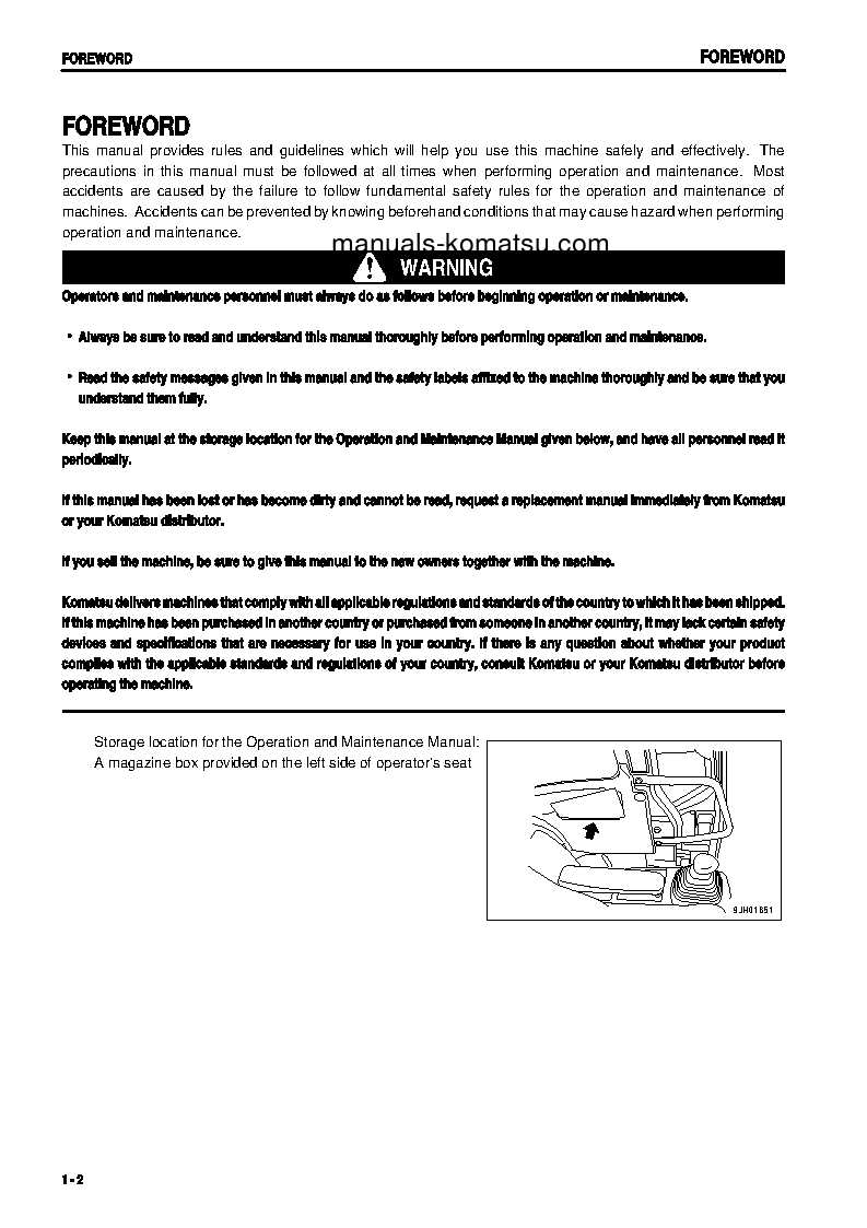 Protected: PC138US-2(JPN) S/N 1101-4500 Operation manual (English)