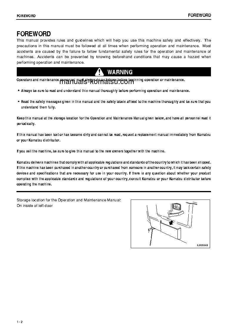 Protected: HM350-1(JPN) S/N 1001-UP Operation manual (English)