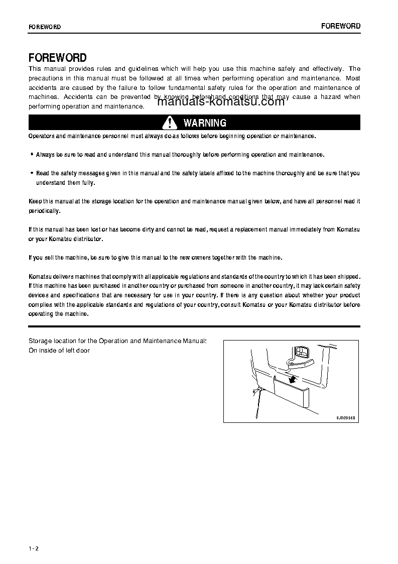 Protected: HM400-1(JPN)-E-SPEC S/N 1001-UP Operation manual (English)