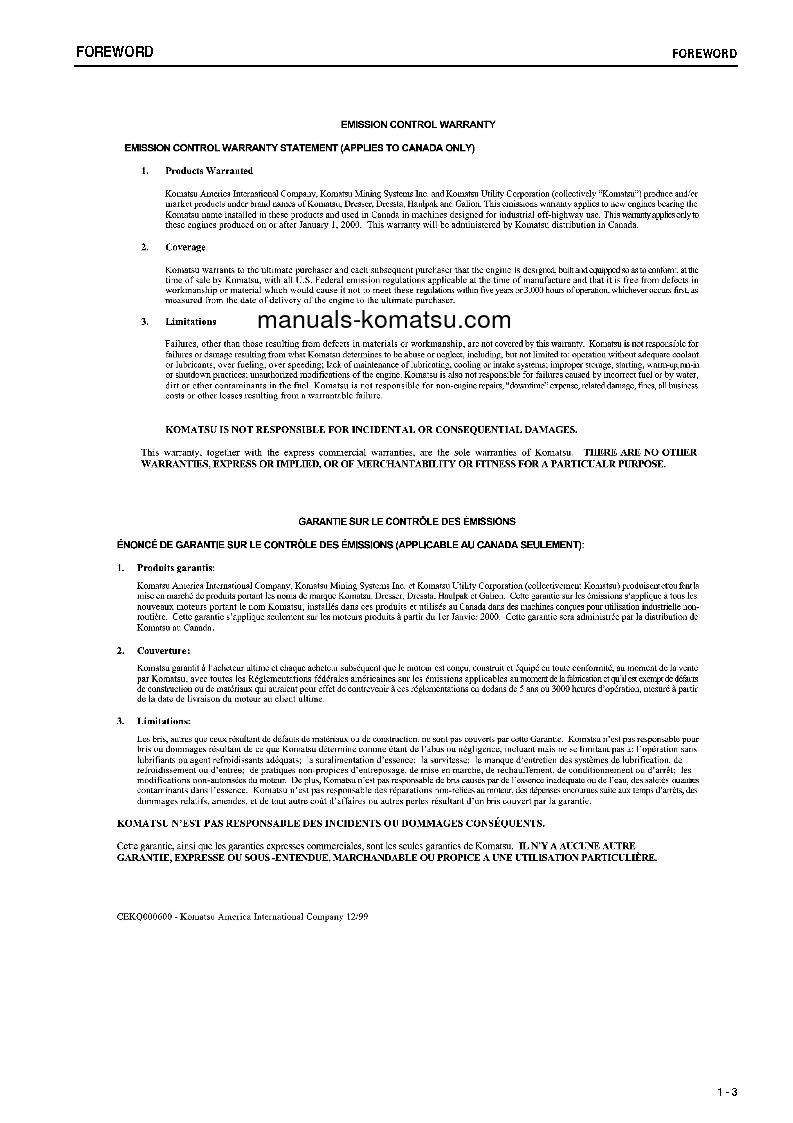 Protected: HM400-1(JPN)-E-SPEC S/N 1001-UP Operation manual (English)