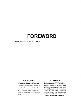 PC600LC-7(JPN) S/N 20001-UP Operation manual (English)