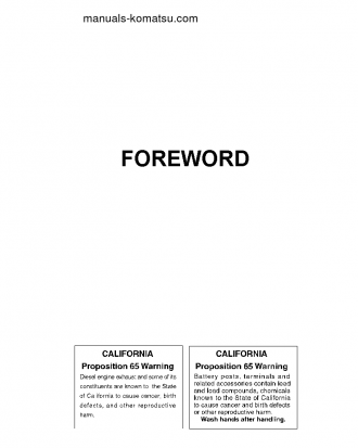 PC600LC-7(JPN) S/N 20001-20104 Operation manual (English)