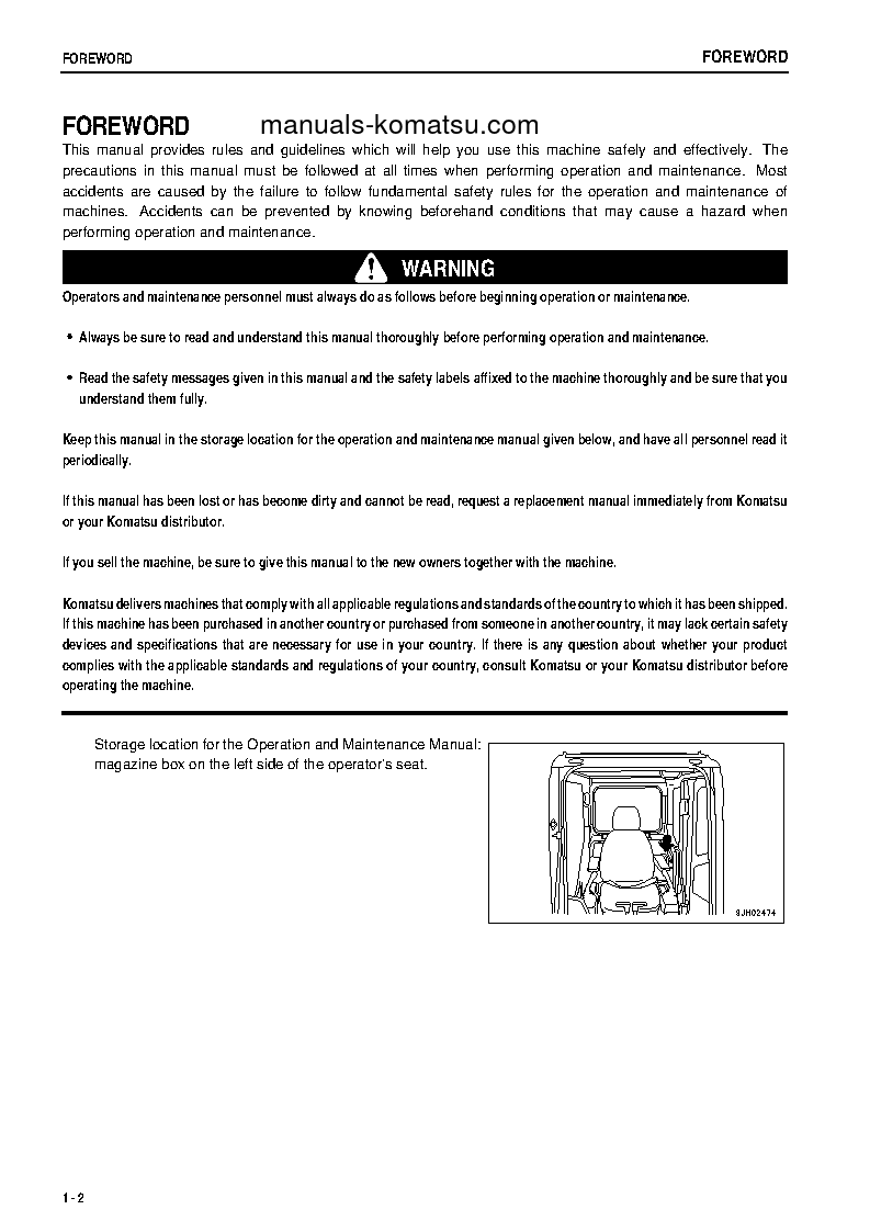 Protected: PC750SE-7(JPN) S/N 20001-20071 Operation manual (English)
