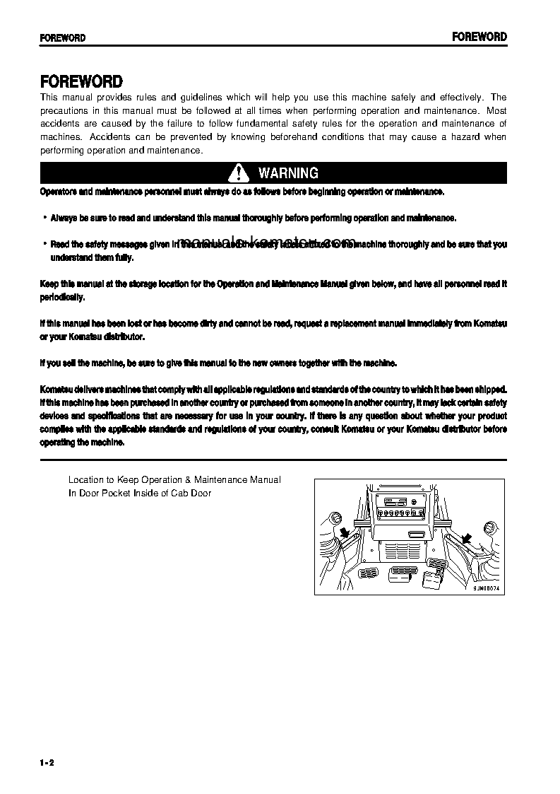 Protected: D275AX-5(JPN)-LANDFILL S/N 20001-20163 Operation manual (English)
