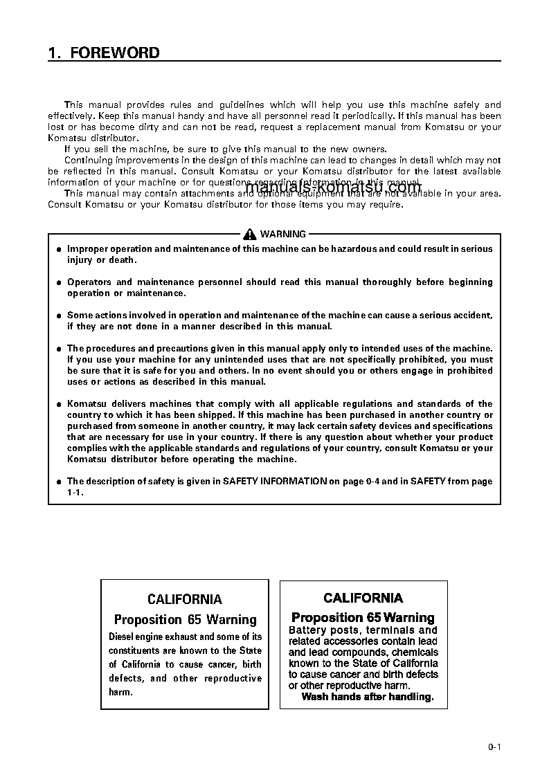 Protected: WA600-3(JPN)-TBG S/N 50128-52000 Operation manual (English)