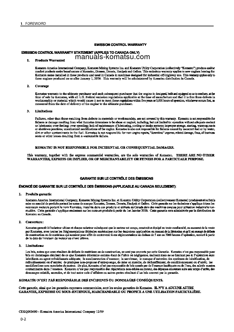 Protected: WA600-3(JPN)-TBG S/N 50128-52000 Operation manual (English)