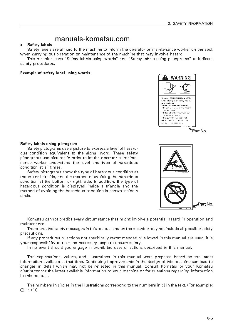 Protected: PC120LC-6(JPN) S/N 70001-UP Operation manual (English)