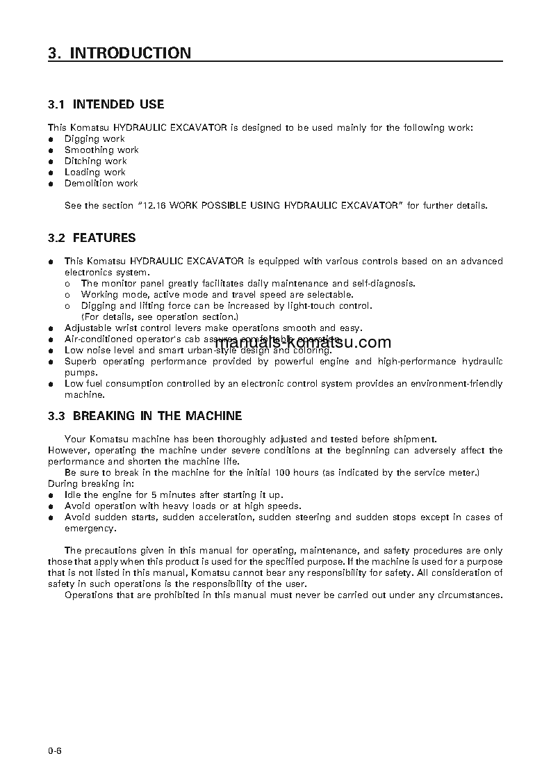 Protected: PC120LC-6(JPN) S/N 70001-UP Operation manual (English)