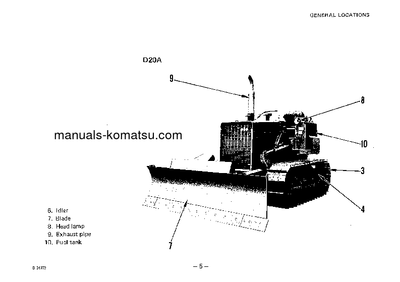 Protected: D20P-5(JPN) S/N 45003-50003 Operation manual (English)