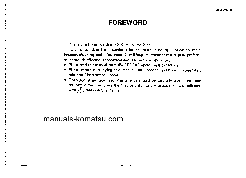 Protected: D21Q-5(JPN) S/N 45094-50002 Operation manual (English)