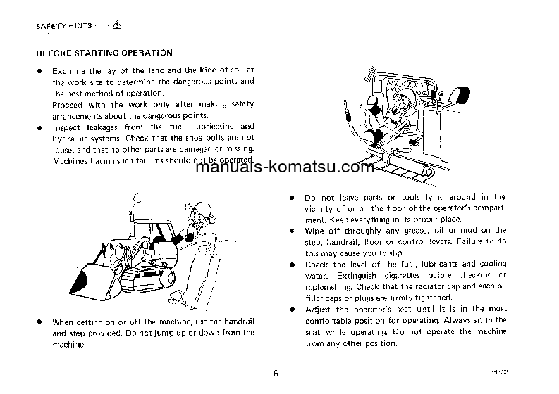 Protected: D21Q-5(JPN) S/N 50003-UP Operation manual (English)