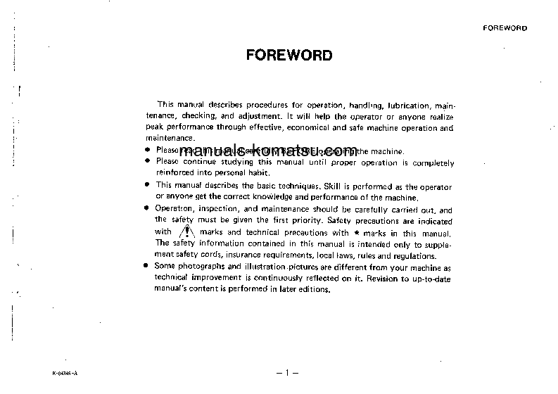 Protected: D31S-17(JPN) S/N 32003-UP Operation manual (English)