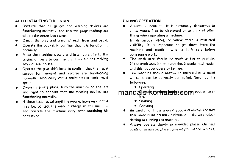 Protected: D41S-3(JPN) S/N 6001-UP Operation manual (English)