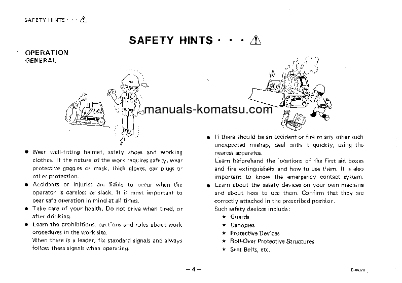 Protected: D50A-16(JPN) S/N 68001-UP Operation manual (English)