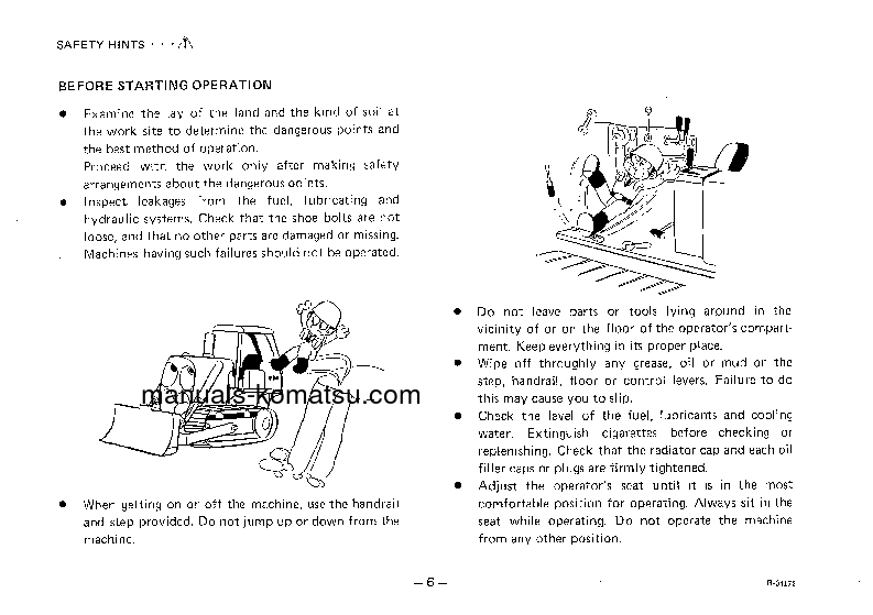 Protected: D50A-16(JPN) S/N 68001-UP Operation manual (English)
