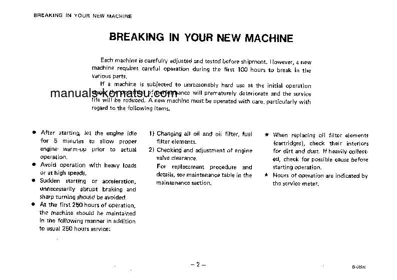 Protected: D53A-16(JPN) S/N 68002-UP Operation manual (English)