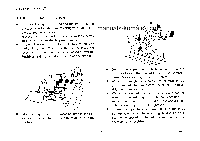 Protected: D53A-16(JPN) S/N 68002-UP Operation manual (English)