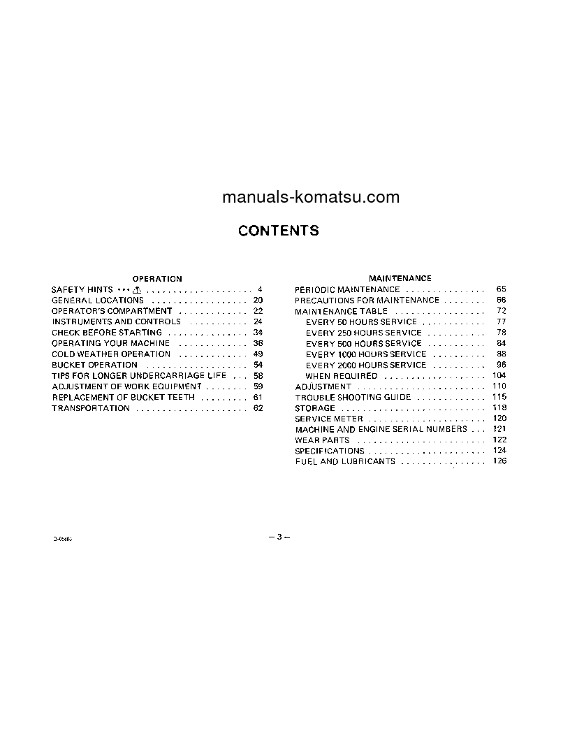 Protected: D57S-1(JPN) S/N 6501-UP Operation manual (English)