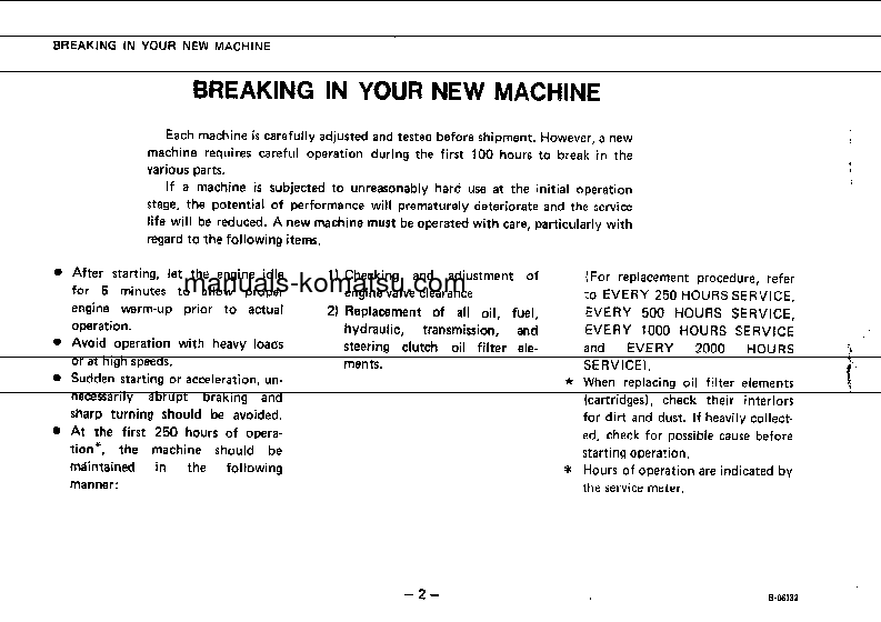 Protected: D57S-1(JPN) S/N 9001-20000 Operation manual (English)