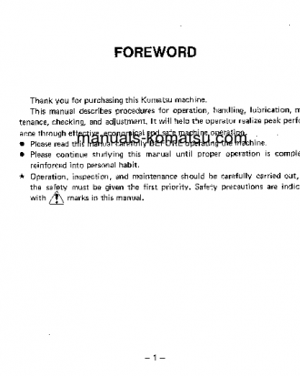 D50P-16(JPN) S/N 68001-UP Operation manual (English)