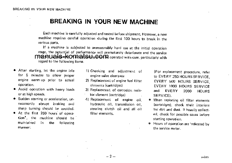 Protected: D155C-1(JPN) S/N 21739-UP Operation manual (English)