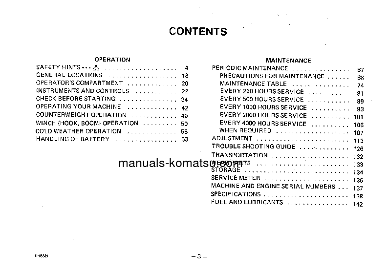 Protected: D155C-1(JPN) S/N 21739-UP Operation manual (English)
