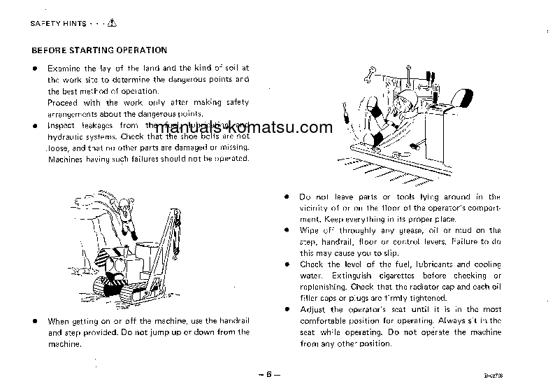 Protected: D155C-1(JPN) S/N 21739-UP Operation manual (English)