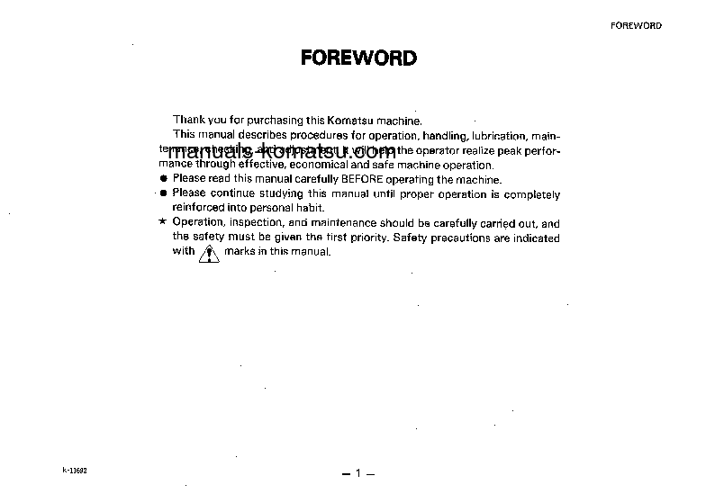 Protected: GD200A-1(JPN) S/N 2001-UP Operation manual (English)