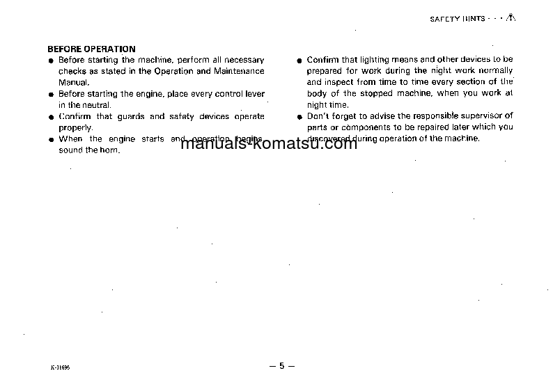 Protected: GD200A-1(JPN) S/N 2001-UP Operation manual (English)