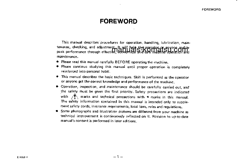 Protected: GD505R-2(JPN) S/N 30601-UP Operation manual (English)