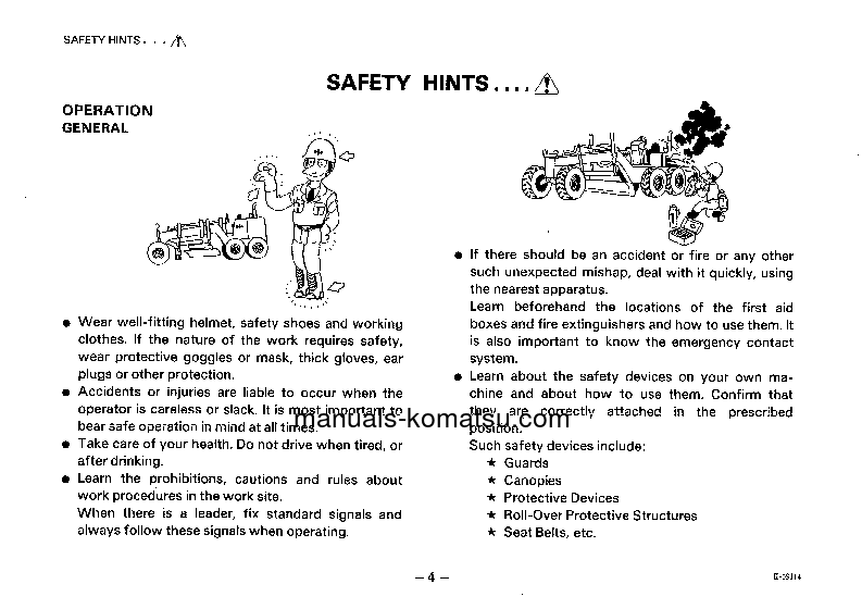 Protected: GD505R-2(JPN) S/N 30601-UP Operation manual (English)