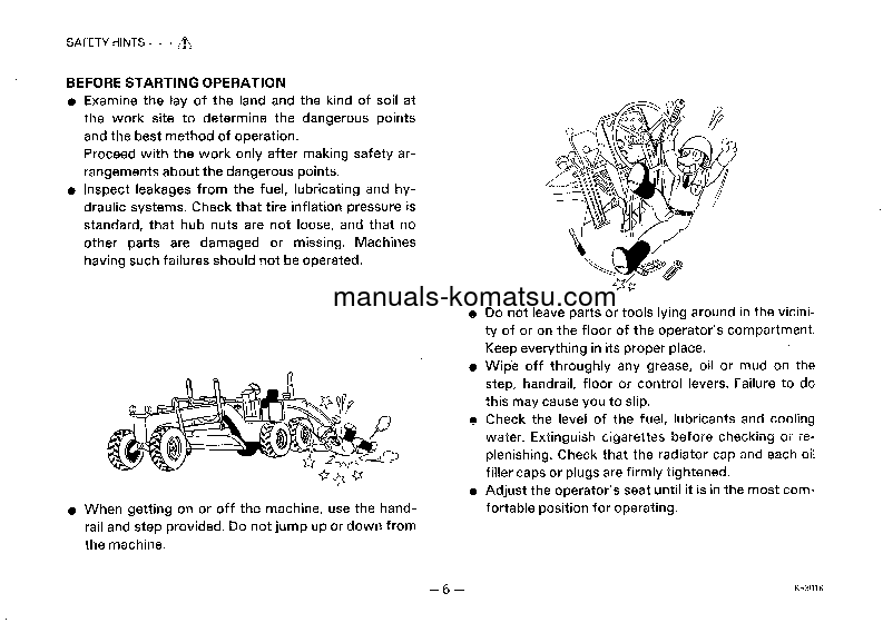 Protected: GD505R-2(JPN) S/N 30601-UP Operation manual (English)