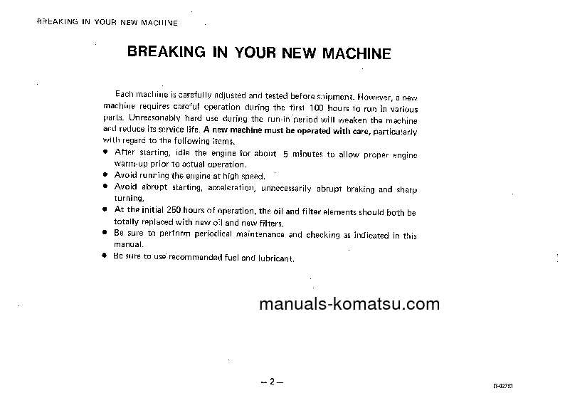 Protected: GD655A-1(JPN) S/N 60001-UP Operation manual (English)