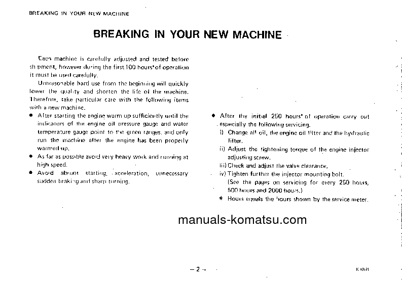 Protected: GD705R-2(JPN) S/N 1001-UP Operation manual (English)